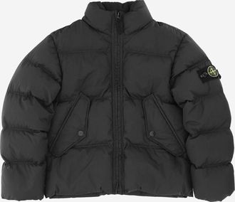 Stone Island Boys Down Jacket Nylon Black