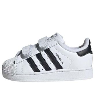 adidas (TD) adidas Superstar II White Black JI3990