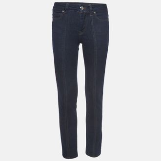 Burberry Blue Denim Skinny Leg Jeans S Waist 26