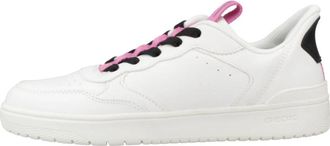 Geox Washiba Fast In - Dames - Sneakers - Wit - 37 EU - Leer - Schoenen