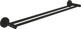 GROHE Quickfix Start - Toallero Doble, Negro Mate 412032430