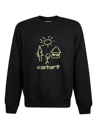 Carhartt Work in Progress embroidered sweatshirt - Black