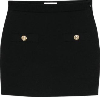 Balmain Gonna con Bottoni - - Skirts - Donna - Nero - S