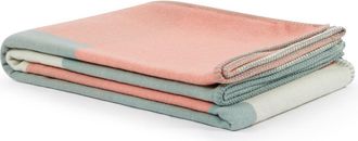 Lanerossi Plaid MALMO - Rosa / Verde Salvia, 130x180