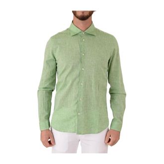 Manuel Ritz Casual Shirts, male, Green, Size: 4XL Casual Shirts