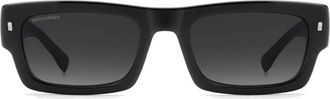 Dsquared2 Icon 0027/S 807 Zonnebrillen - unisex - Zonnebrillen - Zwart - 55 MM - Accessoires