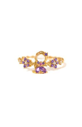 Girls Crew x Disney Princess Rapunzel Tangled Ring in Gold at Nordstrom, Size 7