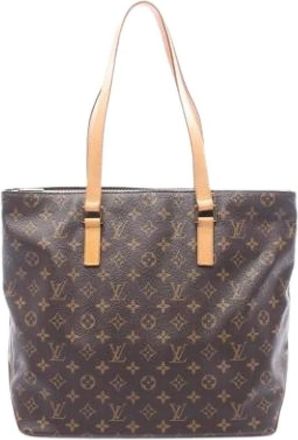 Louis Vuitton Pre-owned Tote Bags, female, Brown, Size: ONE SIZE Pre-owned Vintage Monogram Tote Bag