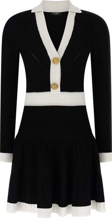 Balmain Two-tone Dress