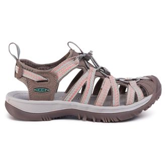 Keen Whisper Textile Womens Slip On Sandals - Taupe Coral - Size:UK 6.5