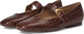Naturalizer Cosmic Womens Flat Shoes Cappuccino Croco Leather : 7.5 W (C), Leather/Suede/Synthetic