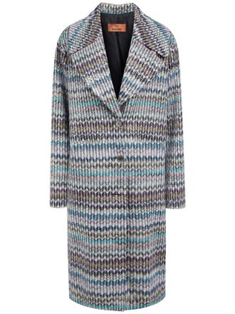 Missoni Jas met zigzag-patroon - Blauw