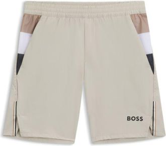 BOSS Active tennis shorts in stretch fabric with moisture management
