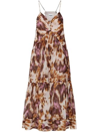 Isabel Marant Sabba midi-jurk - Beige