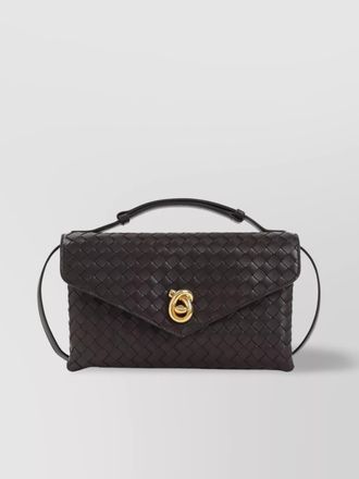 Bottega Veneta knot lock leather shoulder bag