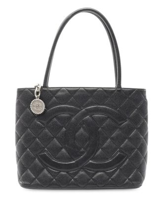 Chanel 2005-2006 Caviar Medallion tote bag - Black