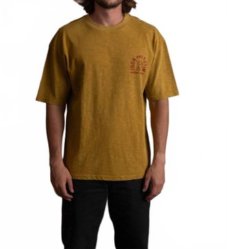 Iron And Resin Mens Sink Or Swim Tee In Goldenrod