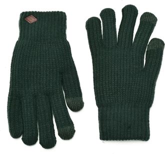 Widdop and Co Widdop & Co. Mens Touchscreen Gloves Gift Set - Harvey Makin Layers Design in Green - Stylish Fashion Accesssory