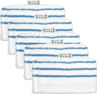 OEM Almohadillas De Limpieza Rectangulares De Microfibra Black+decker Para Mopas De Vapor - Repuesto Fsmp20 - Para Fsm1630, Fsm1616, Fsm1605, Fsmh13e5, Fs
