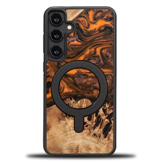 OEM Funda Bewood Unique Para Samsung Galaxy S24 Plus - Naranja Con Magsafe
