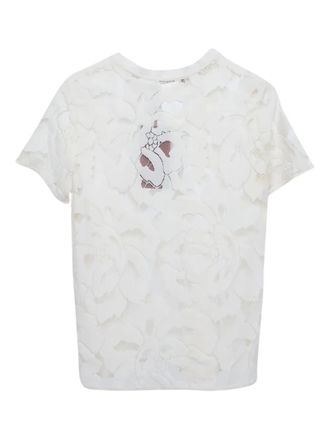 Max Mara Top a fiori - Toni neutri