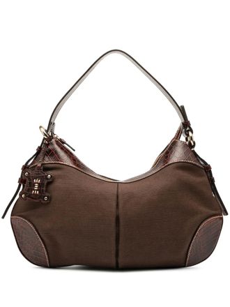 Celine 2007 Canvas hobo bag - Brown