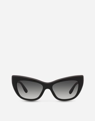 Dolce & Gabbana New Print Sunglasses - Woman Black Onesize