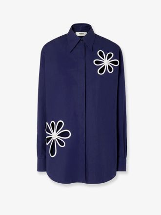 Fendi Camicia in popeline di cotone - FENDI - gender_Woman