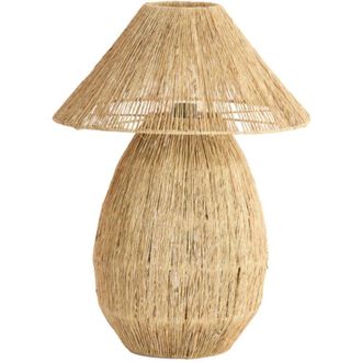Light & Living Light & Living - L&aacute;mpara De Mesa - Maruva - Natural - Textil - &Oslash;