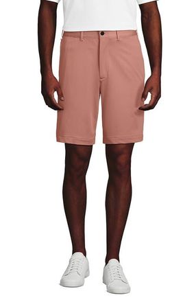 Lands End Traditional Fit 9 Flex Performance Golf Shorts in Cameo Rose at Nordstrom, Size 30 X 9