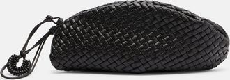 Bottega Veneta Onda Small Intreccio leather clutch