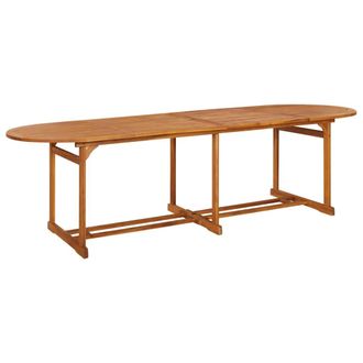 vidaXL Vidaxl - Mesa De Comedor Jard&iacute;n 280x90x75 Cm Madera Maciza De Acacia