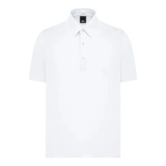 Duno Polo Shirts, male, White, XL, White Polo T-shirt Lightweight Stretch