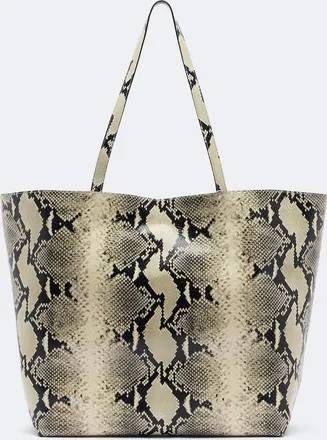 Toteme Tote Roam Large de piel grabada