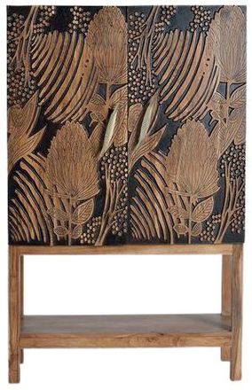 Giner&Colomer Massiver Design Barschrank Tropicana, 2-t&uuml;rig