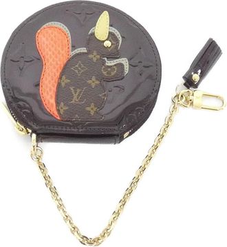 Louis Vuitton Vernis Amarante Leather Coin Purse/Coin Case (Pre-Owned)
