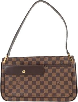 Louis Vuitton Pre-owned Shoulder Bags, female, Brown, Size: ONE SIZE Pre-owned Canvas Shoulder Bag