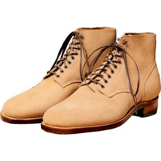 Fortela Viberg X Fortela Cordovan Leather Boots in Natural at Nordstrom, Size 8.5