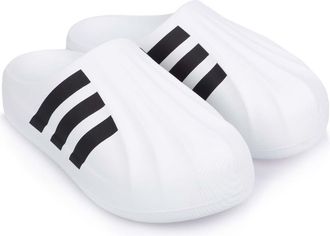 adidas Originals ADIDAS Originals Mens adiFOM Superstar Mule Shoes in White Black - Black & Silver - Size UK 5