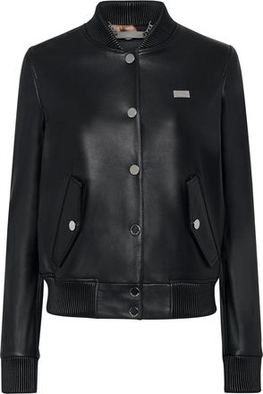 Philipp Plein Leather Bomber