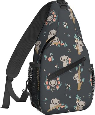 Generic Koala Cross Body Bag Anti Theft Crossbody Bag Trendy Backpack For Traveling Runner Sports