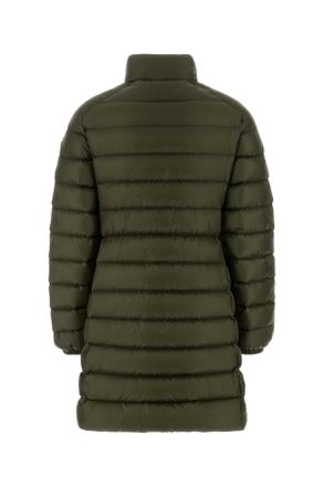 Moncler Womens Olive Green Nylon Genet Down Jacket 825 Outer: Polyamide-Nylon Cappotti Polyamide/nylon