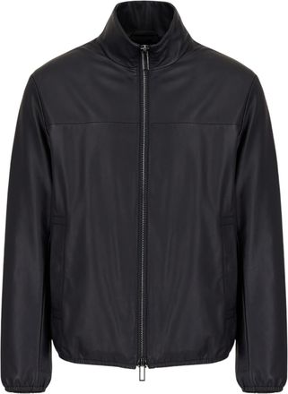 Emporio Armani Coats Blue