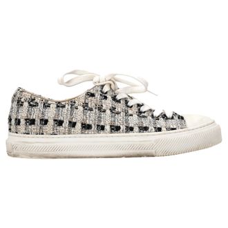 Stuart Weitzman Goldie Sneakers in Multicolor Tweed