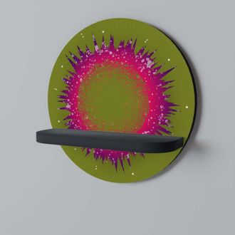 OEM Explosion Essence Estante Redondo Negro