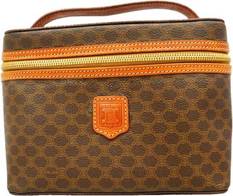 Celine Brown Pvc Vanity Bag (Pre-Owned)