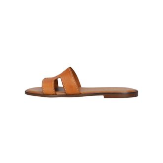 Notre-V Nv-1000 Sandalen - Dames - Schoenen - Bruin - Maat: 37 EU Linnen