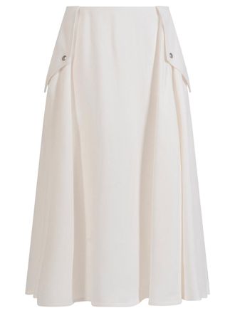 Bottega Veneta Witte Viscose Mix Rok