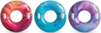 Trade Shop Trade Shop - Ciambella Gonfiabile Nature Mare Piscina 91cm Con Maniglie Colori Assortiti 56267