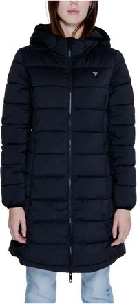 Guess Winter Donsjas voor Vrouwen - Dames - Parka Jassen - Zwart - L - Polyester - Jassen